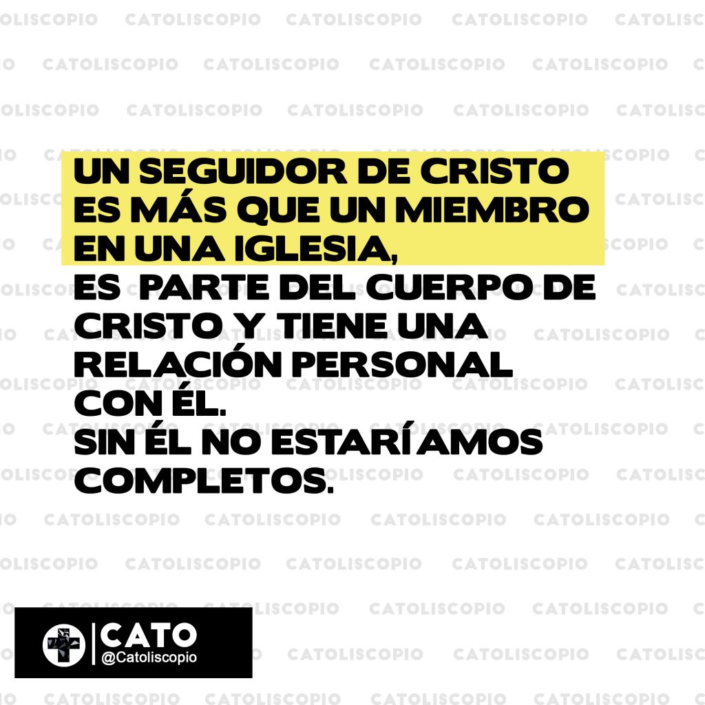 Un seguidor de Cristo es más que un miembro en una iglesia