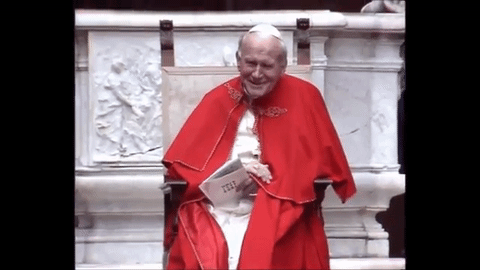 Resultado de imagen para GIF Juan Pablo II